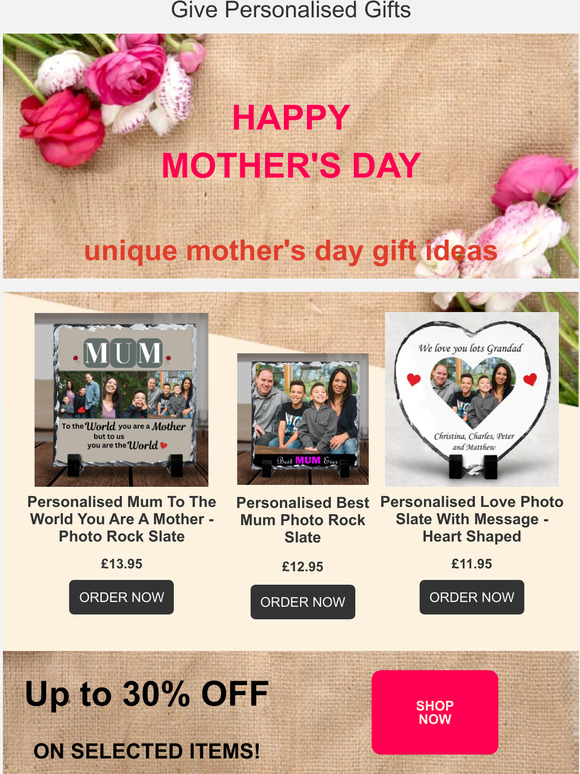 Meaningful Mother's Day gifts