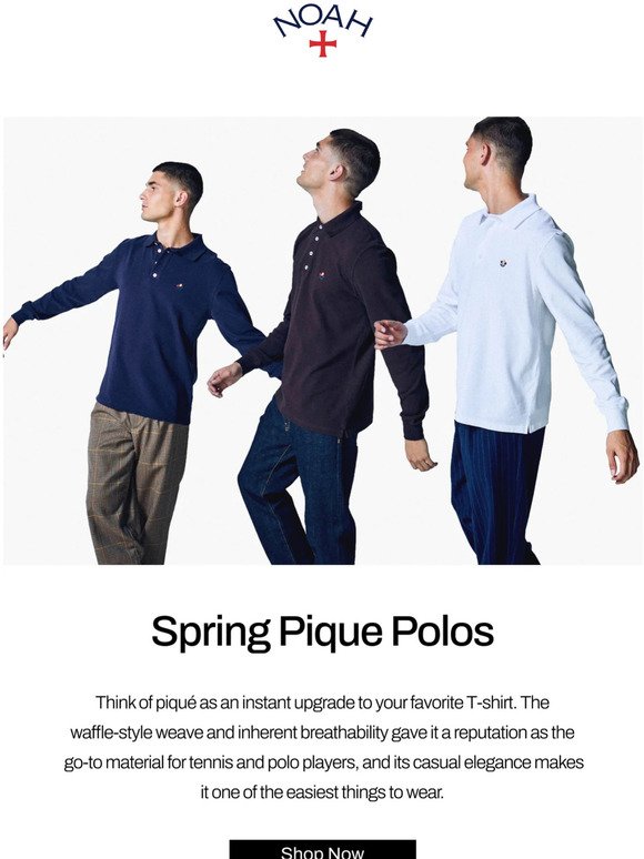 Spring Pique Polos