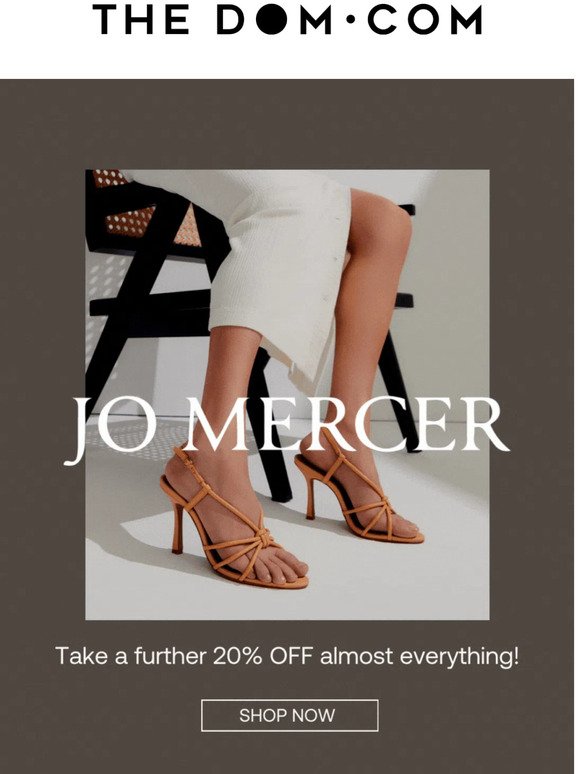 Further 20% off Jo Mercer must haves!