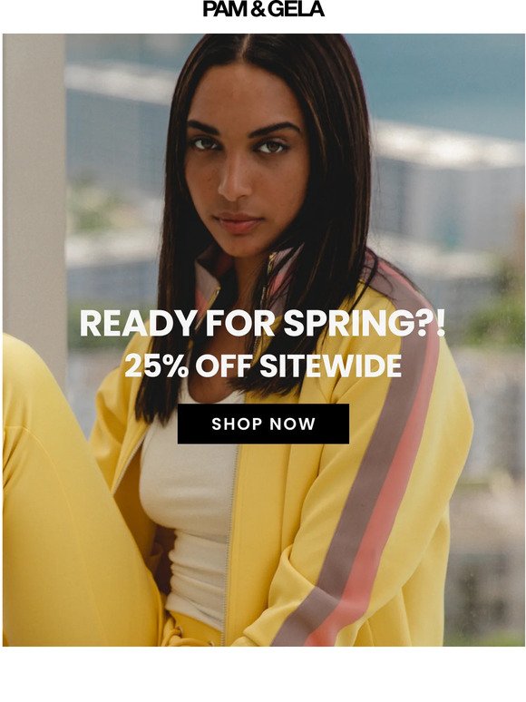 25% off sitewide for spring!