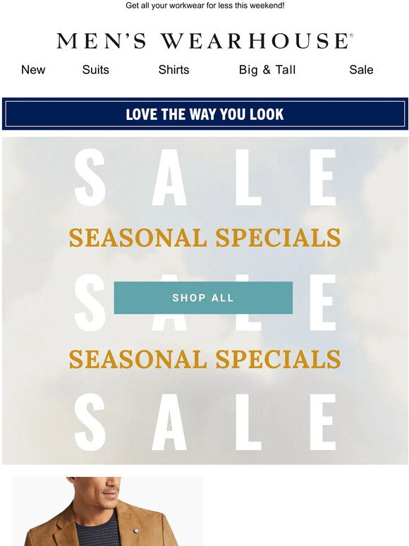 Men's Wearhouse SPORT COATS Starting at 50 off Milled