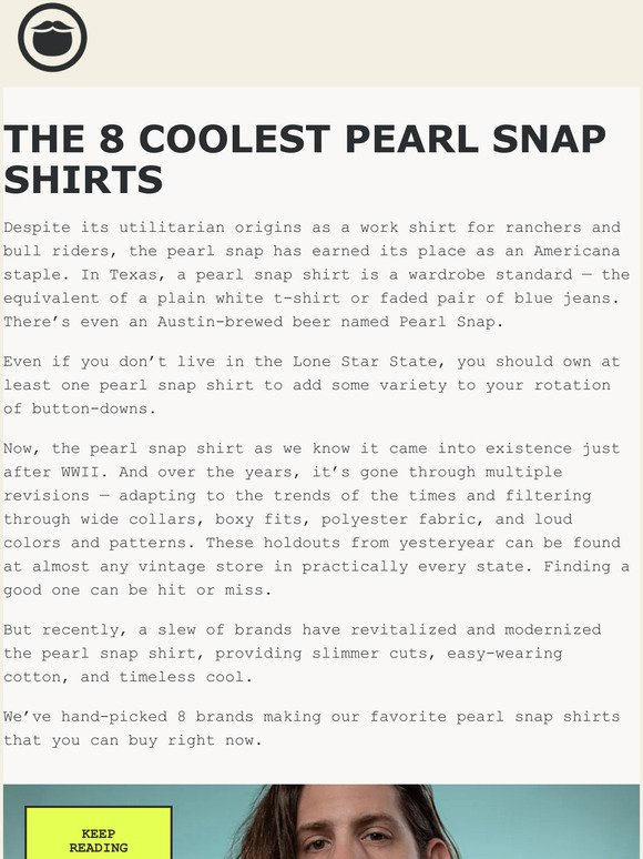 The 8 Coolest Pearl Snap Shirts You Can Buy Right Now – Beardbrand