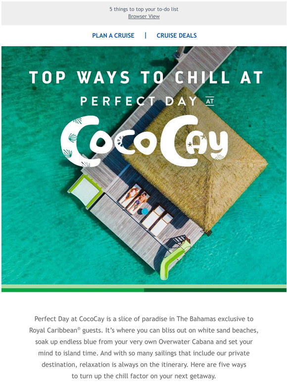 Royal Carribean Perfect Day at CocoCay check out the *ultimate* ways