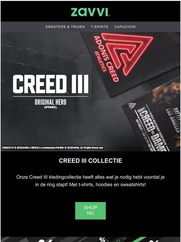 NIEUW: Creed III Collectie 🥊