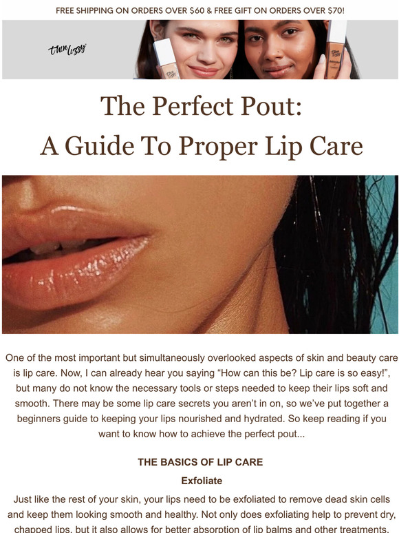 Thin Lizzy AU Kiss Dry Lips Goodbye Tips for Perfectly Hydrated Lips