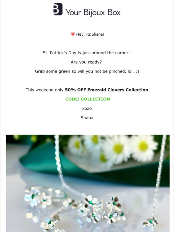 ☘️ Luck o' the Irish - Shop Clovers Field Now! ☘️
