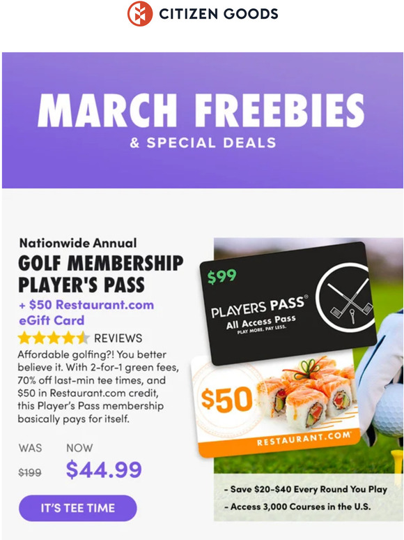 Think Fast: It's Freebie Time!
