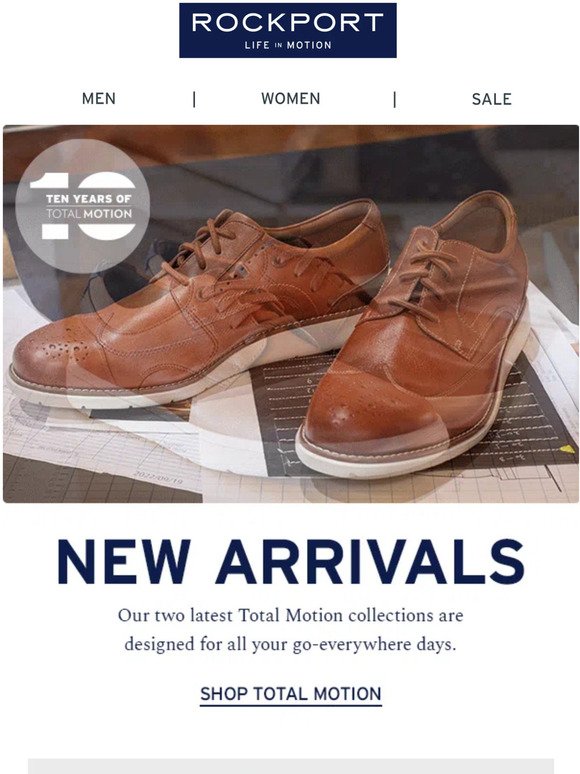 Introducing new Total Motion collections for men.