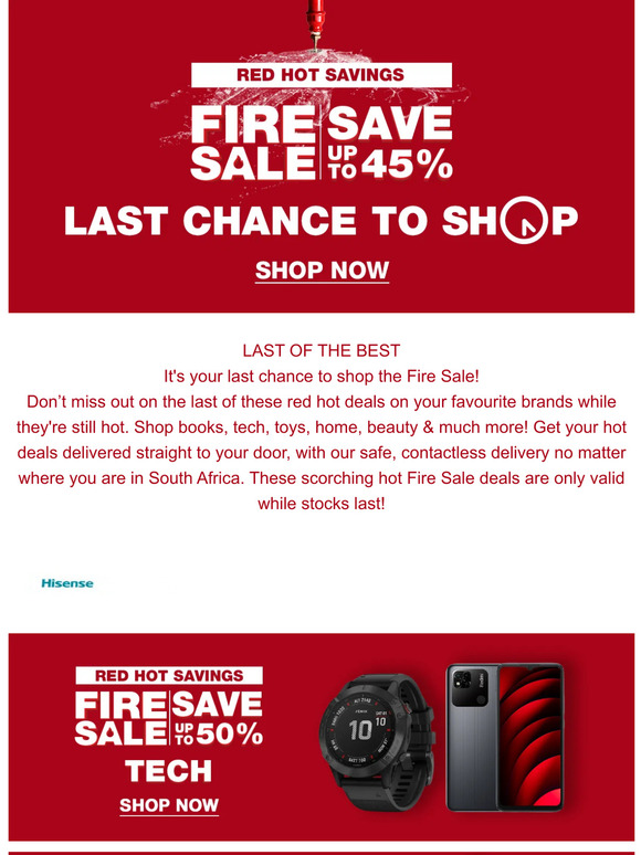 🔥It's your last chance to shop the Fire Sale | SAVE up to 45% 🔥