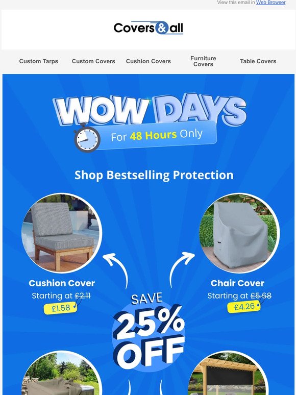 Hey There, WOW Day Wonders – 25% Off