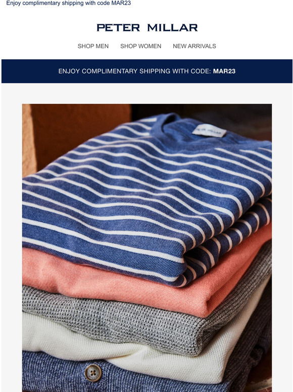 Peter Millar Lightweight, Versatile Layers For Early Spring Milled