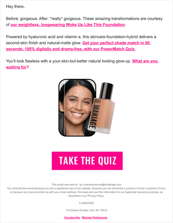 IL MAKIAGE Makeup For Maximalists Reveal your best skin EVER