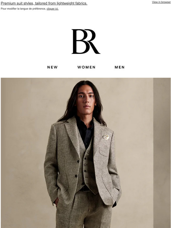 Linen Edition: Discover Tailored Suits