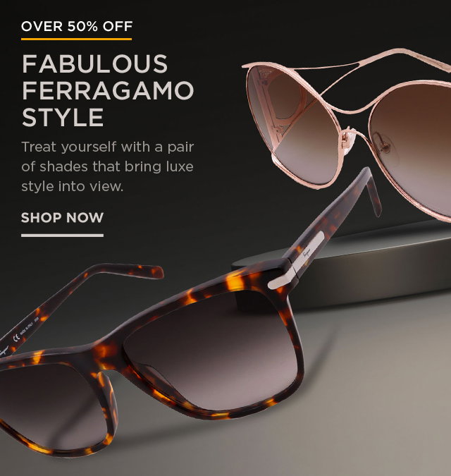 Treat yourself with a pair of shades that bring luxe style into view | SHOP NOW