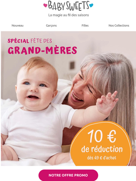 💕 Offre spécial fête des grand-mères ! 💕