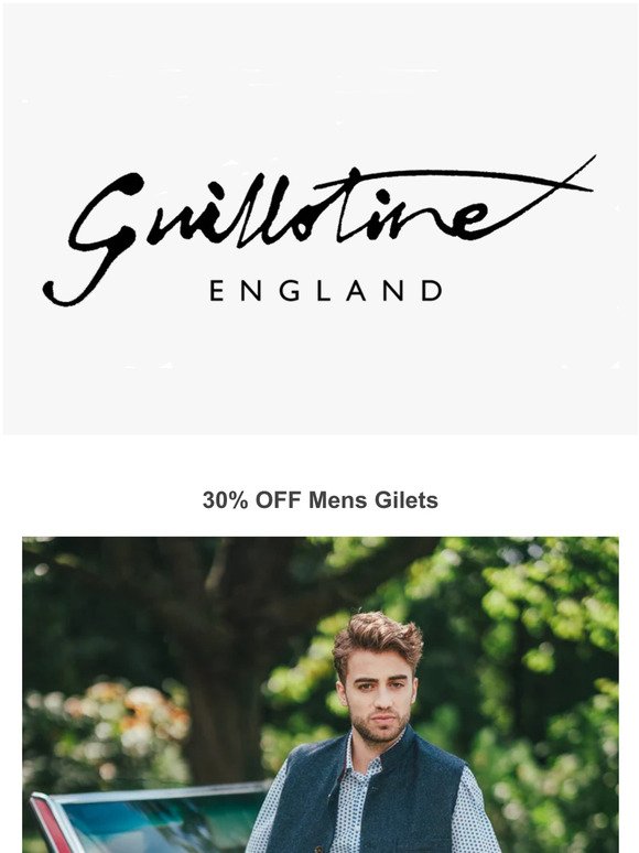 Private Sale with up to 30% Off Mens Gilets.