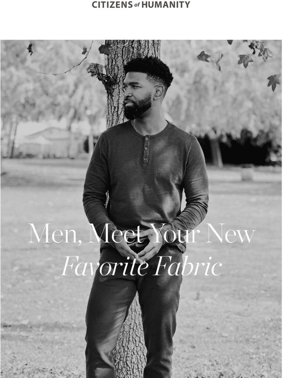 Men, Meet Your New Favorite Fabric