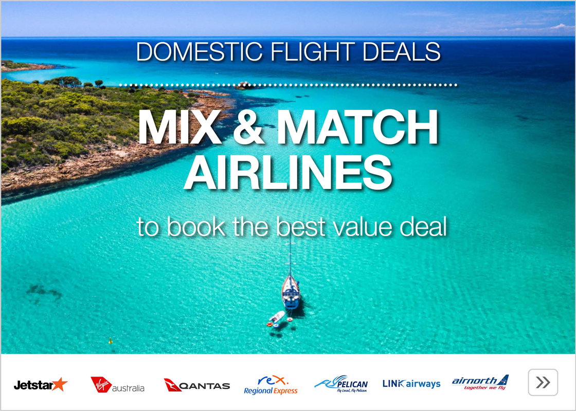 Mix & Match one-way fares across airlines