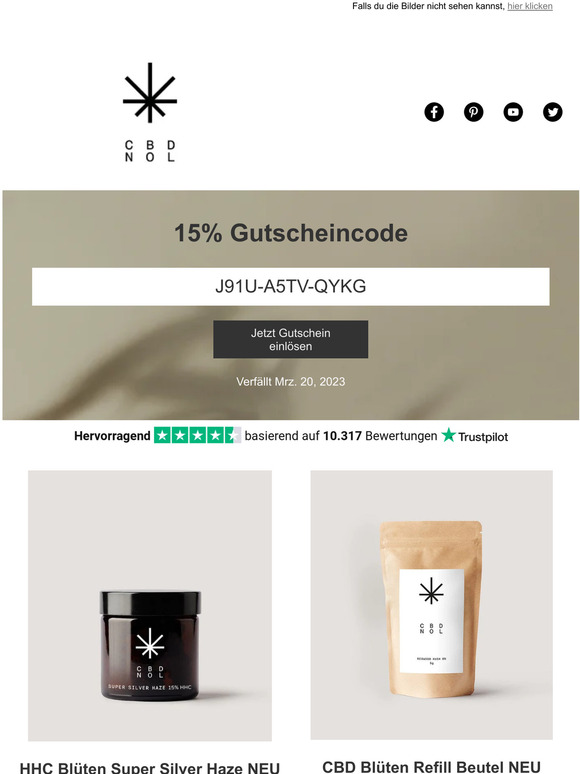 Sparen Sie 15% auf Ihren nächsten Einkauf!