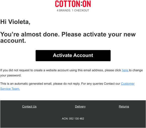 Activate Your Online Account