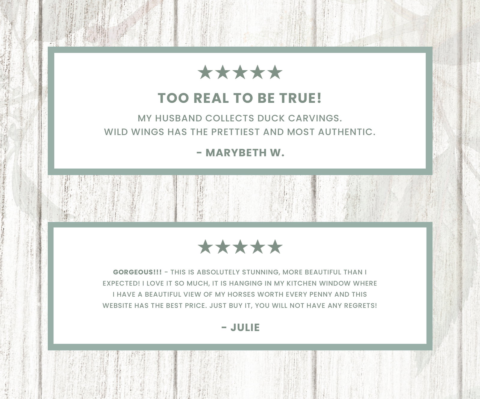 review banner