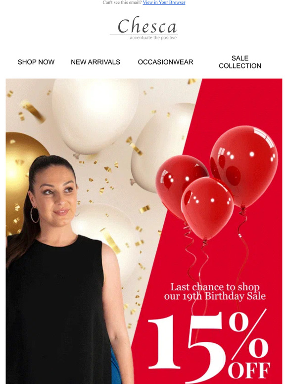 YOUR LAST CHANCE: 15% OFF 🎉🎉🎉