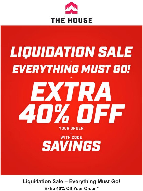 Extra 40% off your Order with Code SAVINGS