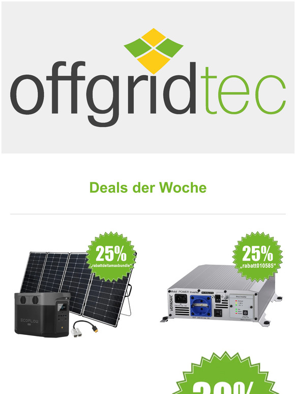 Rabattaktion - Hoymiles HM-350 + MobileBlack Systeme + Ecoflow Bundle