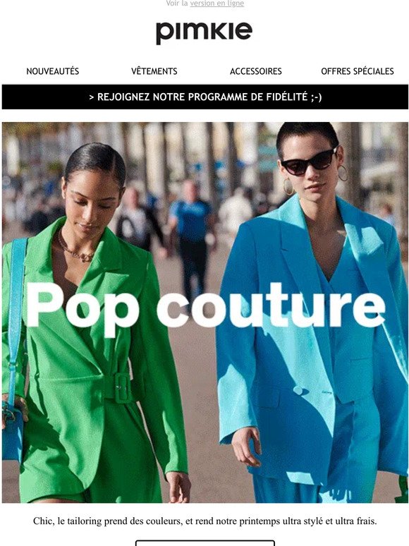 Pop couture : le tailoring prend des couleurs