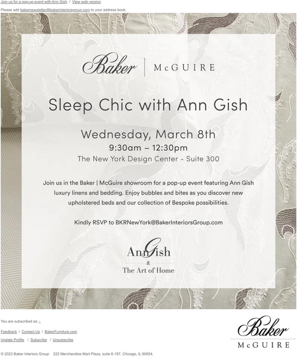 REMINDER: Join Us for a Pop-up Event with Ann Gish