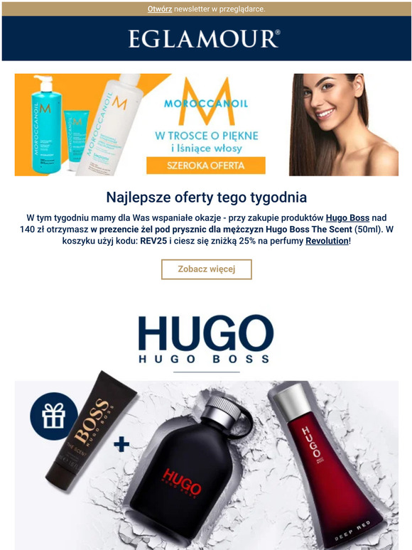 🎁 od HUGO BOSS ➤ Revolution -25% rabatu na perfumy