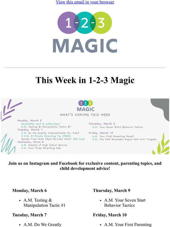 This Week in 1-2-3 Magic: Can Time-Outs Be Gentle?