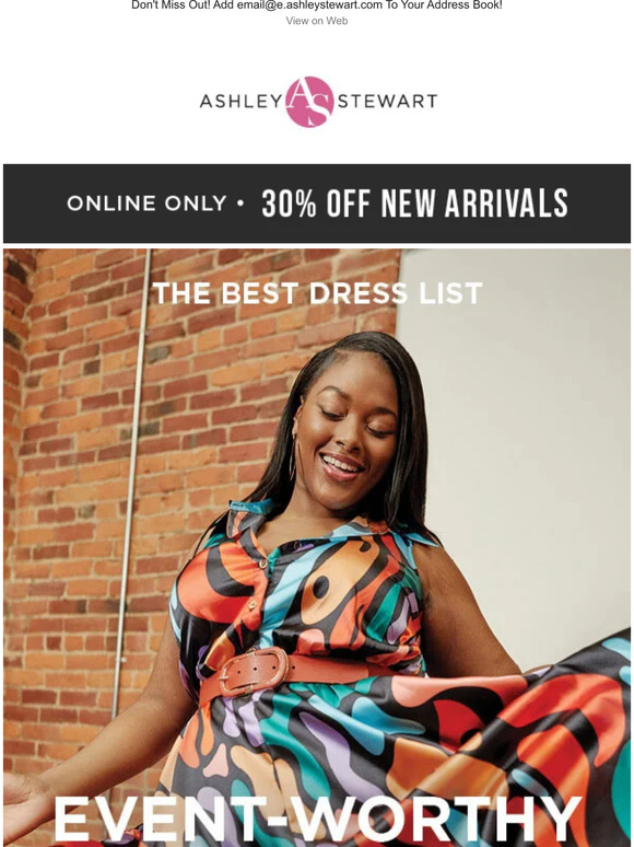 Ashley Stewart Happy National Dress day!!!! 👗 Milled