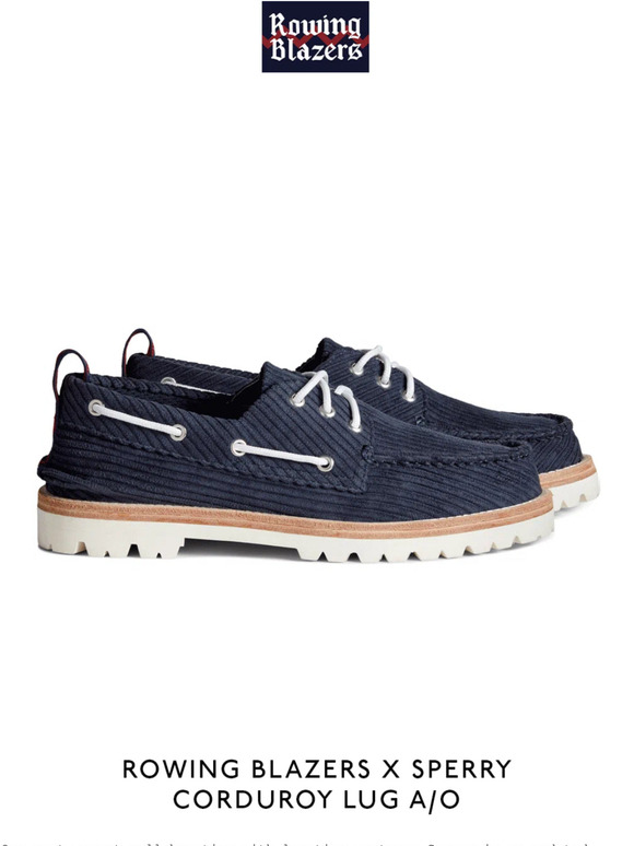 rowing blazers x sperry