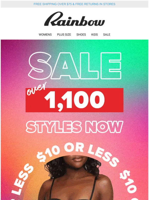 Rainbow Shops 👡👙👜👒☀️ Sunshine is on its way, but you can brighten up