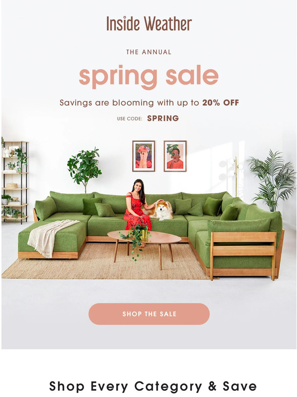 The Annual Spring Sale 🌸