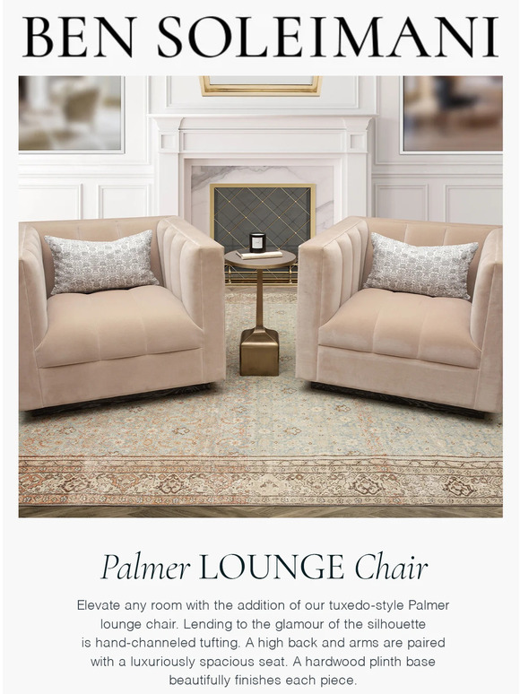 The Palmer Lounge Chair by Ben Soleimani