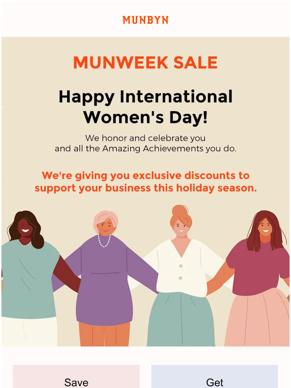 Celebrating Women Today and Every Day. Up to $35 Off🎉