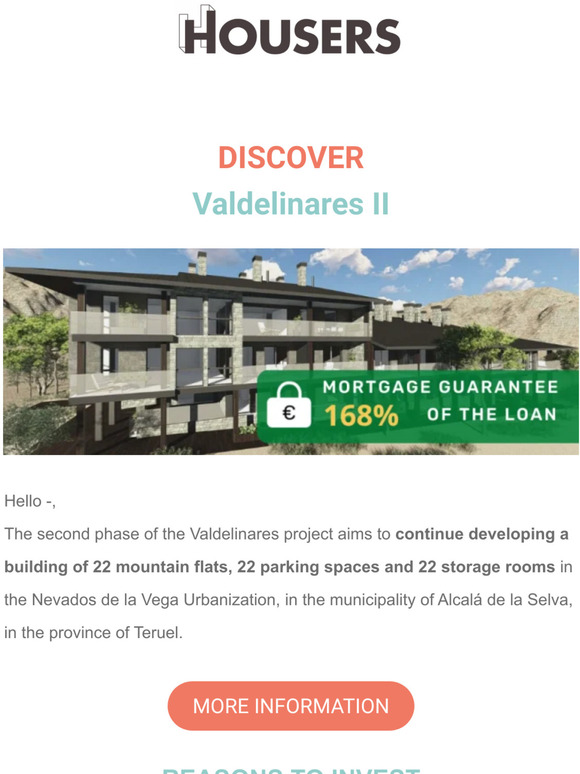 📊 Why invest in Valdelinares II with a first-rank mortgage guarantee of 168% of the loan?