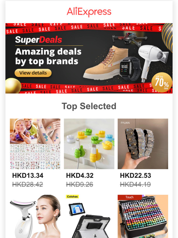 SuperDeals' top selections