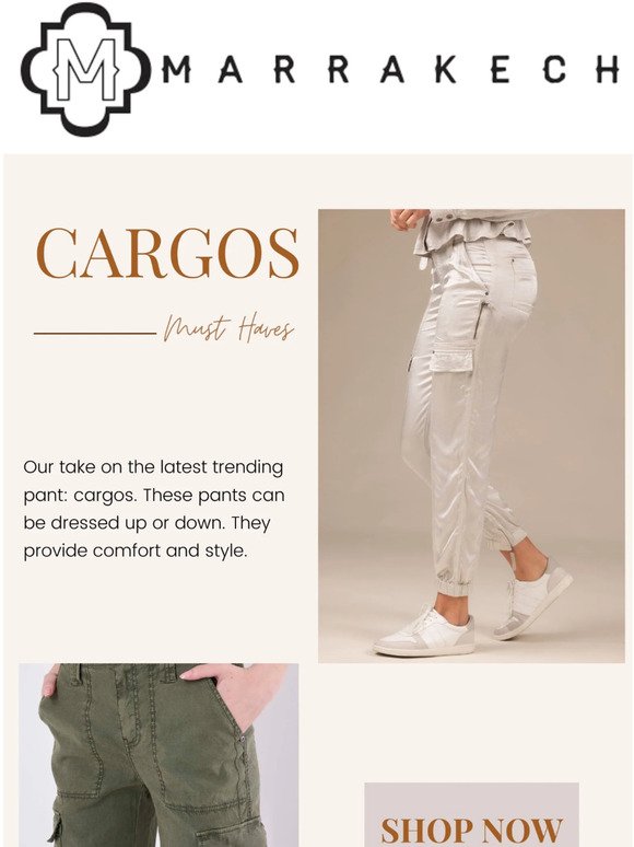 Our Most Wanted Pant: Cargos