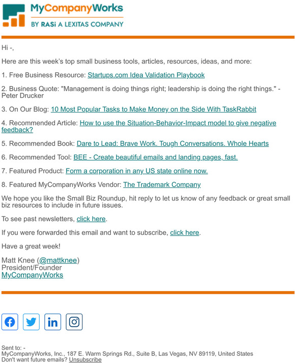 The Small Biz Roundup #153: Validate Ideas, Learn From Feedback, and Dare to Lead Wholeheartedly