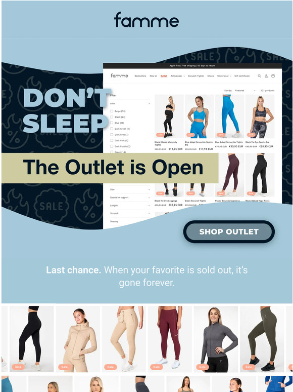 🔓Outlet Opens Up Now🔑