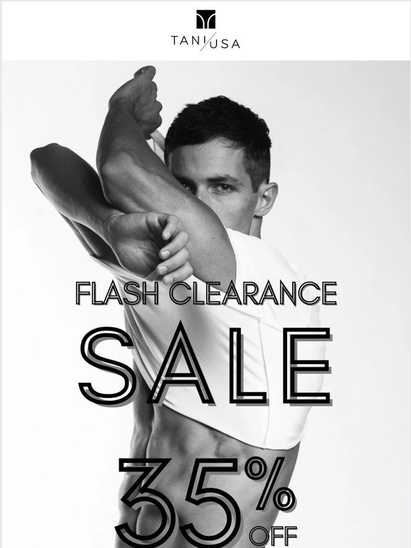 Flash Clearance Sale: 35% off your order