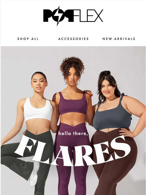 POPFLEX Flared Leggings are BACK (in new hues 🎨) Milled