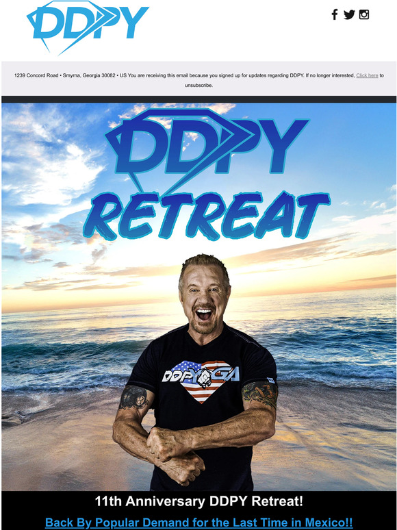DDPY Retreat 11th Anniversary, Plan Your Vacation Getaway!