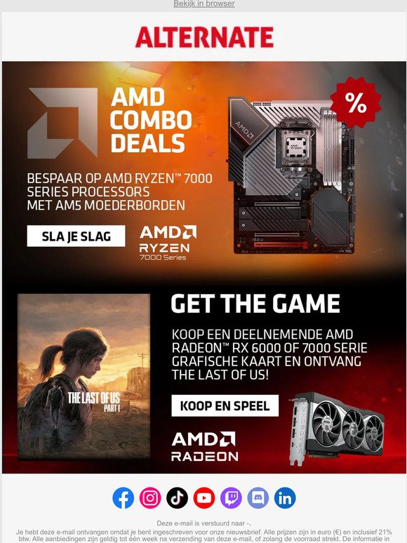 AMD deals die je niet wil missen!