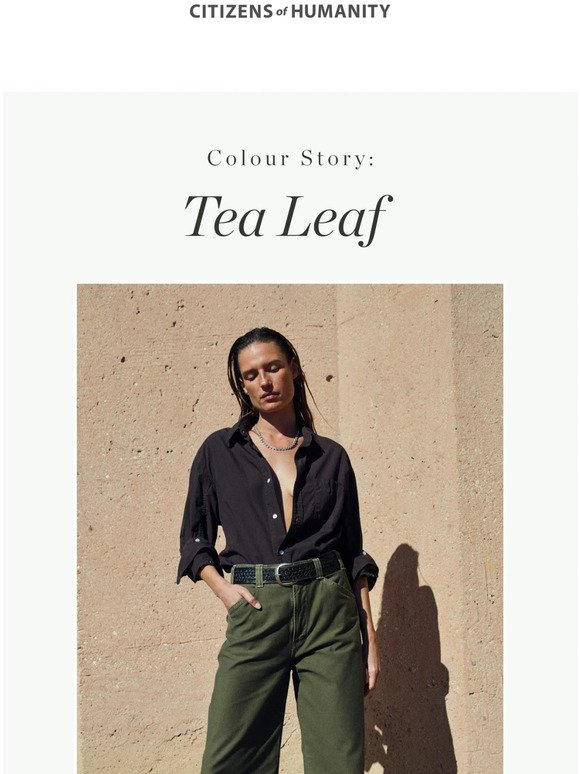COLOR STORY: Tea Leaf
