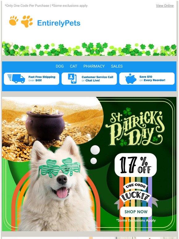 🍀 Looks Like It's Your Lucky Day!