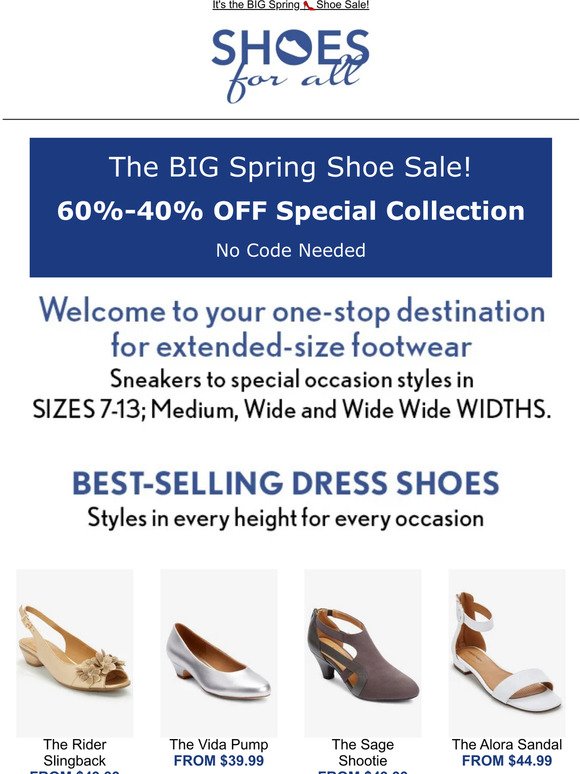 Whoa! 60%-40% OFF Special Shoe Collection